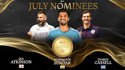 ICC Men’s Player of the Month nominees for July 2024 revealed
