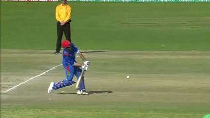 Nabi departs for 11, caught by McBrine off Singh
