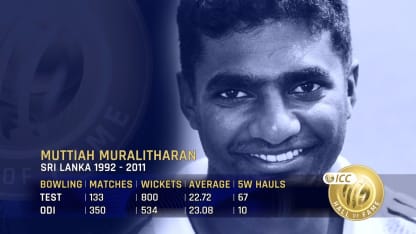 ICC Hall Of Fame: Muttiah Muralitharan | 'Freakishly brilliant'