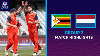 Netherlands beat Zimbabwe to secure first Super 12 triumph | Match Highlights | T20WC 2022