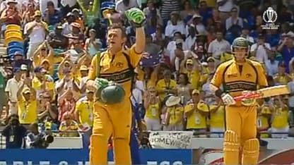 2007 CWC | Gilchrist century makes it three in three for Australia