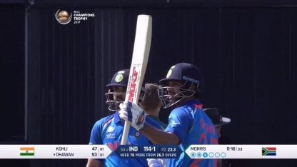 #CT17 Ind v SA: Shikhar Dhawan innings