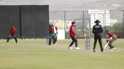 WCL Div 3 – Kenya's Narendra Kalyan Patel scores a half-century against Singapore