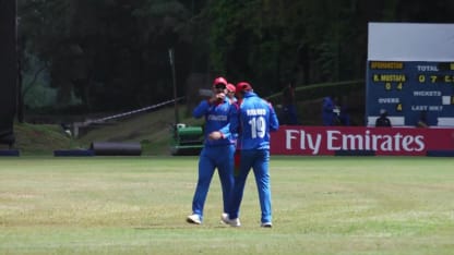 Dawlat Zadran strikes early to remove UAE captain Mustafa