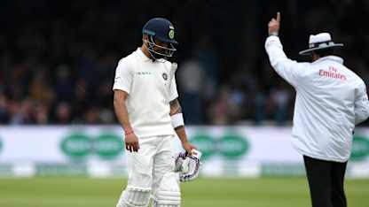 Virat Kohli's stay at the top of the batting charts was a brief one