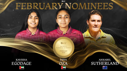 ICC Women’s Player of the Month nominees for February 2024 revealed