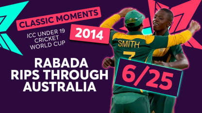 U19CWC Classic Moment: Rabada rips through Australia