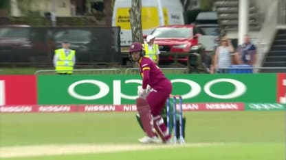 WICKET: Merissa Aguilleira is bowled by Dane van Niekerk