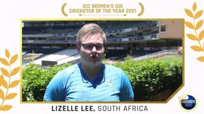 The ICC Women’s ODI Cricketer of the Year: Lizelle Lee acceptance speech