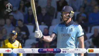 CWC19: ENG v SL - Stokes hits unbeaten 82 in vain  