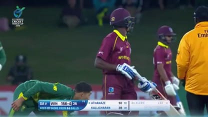 The top shots from Alick Athanaze's 76 against South Africa at U19CWC