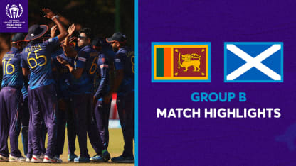 Sri Lanka end group stage on a high against Scotland | CWC23 Qualifier