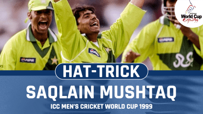 World Cup Hat-Tricks: Saqlain Mushtaq | CWC 1999