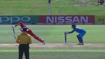 Milton Shumba stumped by Harvik Desai