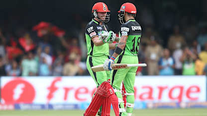 De Villiers scored 129* in 52 balls as he and Virat Kohli (109) added 229 runs together in an IPL 2016 match