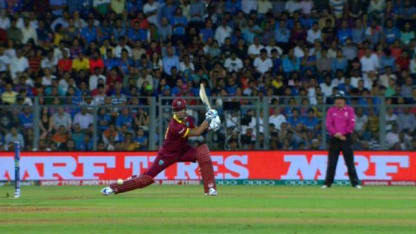 Lendl Simmons Innings for West Indies V India Video ICC WT20 2016