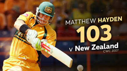 YT-Thumb---Matthew-Hayden-century---AUS-v-NZ---CWC-2007