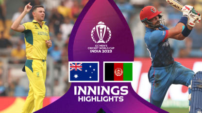 Ibrahim ton, late cameos power Afghanistan to 291 | Innings Highlights | CWC23