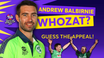 Andrew Balbirnie: Guess the appeal | T20 World Cup