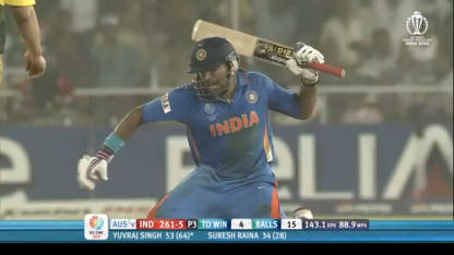 2011 CWC | Yuvraj marshalls the chase against Australia in the quarter-final