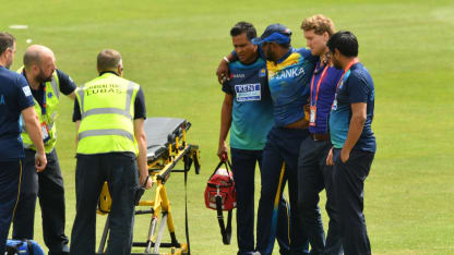 Avishka Fernando stretchered off in warm-up game against South Africa