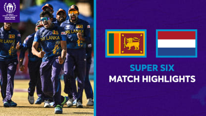 Sri Lanka survive Netherlands scare to top Super Six standings | CWC23 Qualifier