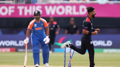 Ali Khan gets the dangerous Rishabh Pant | USA v IND | T20WC 2024