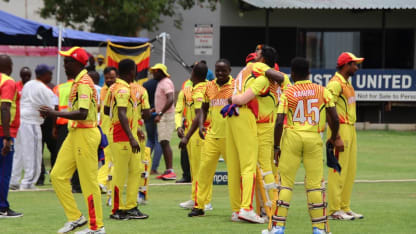 Uganda beat Zimbabwe by five wicket. Picture Credit: Cricket Uganda