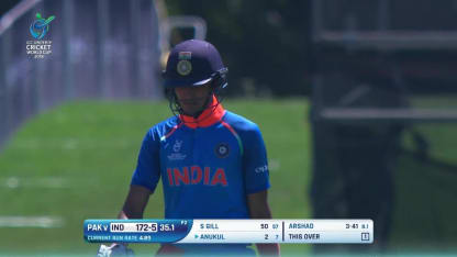 Shubman Gill's 102* v Pakistan in the U19CWC semi-final