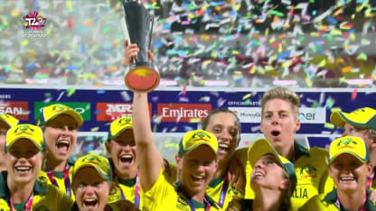 AUS v ENG: Australia lift the trophy