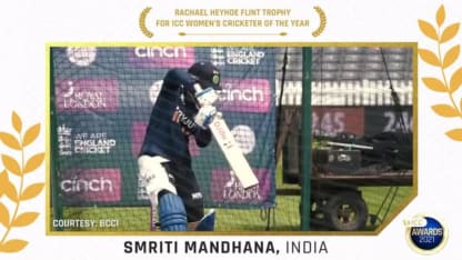 The Rachael Heyhoe Flint Trophy for the ICC Women’s Cricketer of the Year: Smriti Mandhana