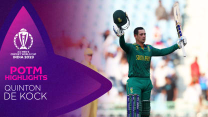 Back-to-back World Cup tons for Quinton de Kock | POTM Highlights | CWC23