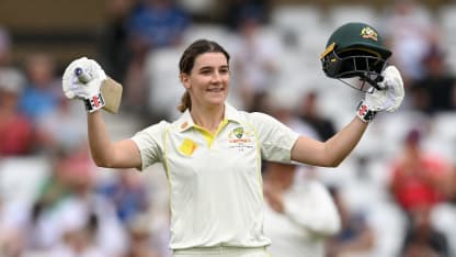 Annabel Sutherland announces herself with record-breaking ton