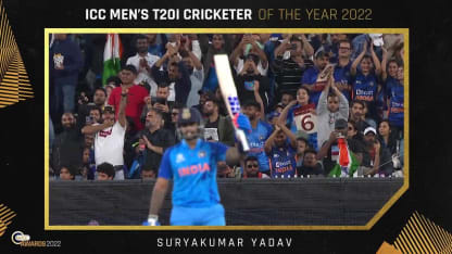 Suryakumar Yadav accepts ICC Men’s T20I Cricketer of the Year award