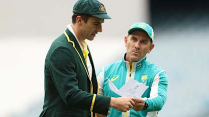 Pat Cummins and Justin Langer