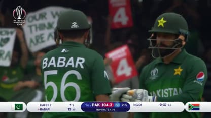 CWC19: Pak v SA - Highlights as Pakistan set 308/7