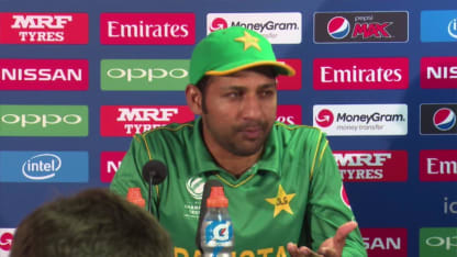 Sarfraz Ahmed post-match press conference