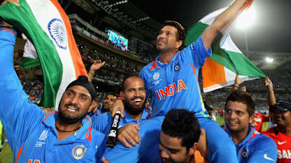 Tendulkar finally won the Cricket World Cup with his fifth attempt