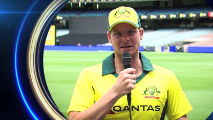 Steve Smith speaks after being voted as ICC Test Cricketer of the Year