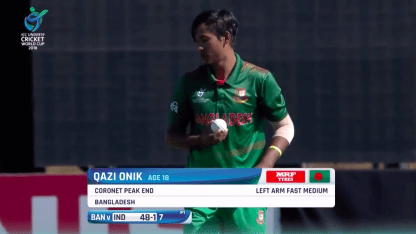 Qazi Onik's 3/48 against India