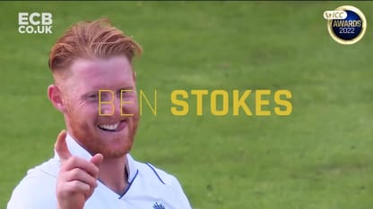 Ben Stokes wins the ICC Men's Test Player of the Year 2022