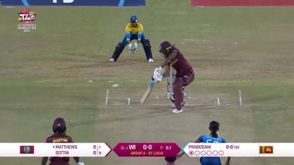 WI v SL: Highlights of Hayley Matthews' 62 off 36