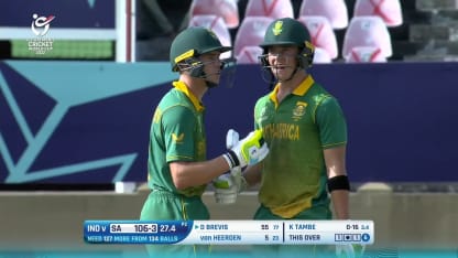 Stylish fifty by Dewald Brevis | IND v SA | ICC U19 Men's CWC 2022