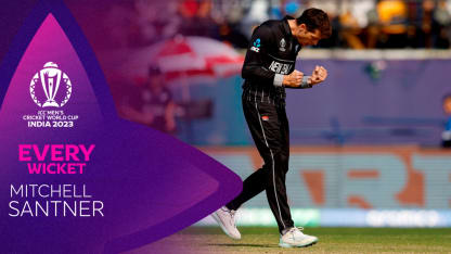 Every Mitchell Santner wicket | CWC23