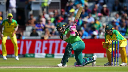 Every Faf du Plessis Cricket World Cup six