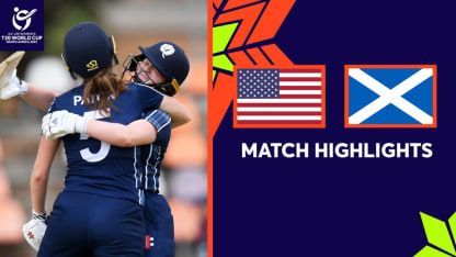 Scotland hold nerves to overcome USA | U19 Women's T20WC