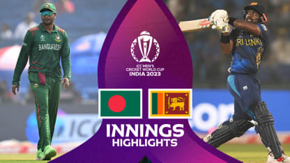 Charith Asalanka hundred drives Sri Lanka to good total against Bangladesh | Innings Highlights | CWC23