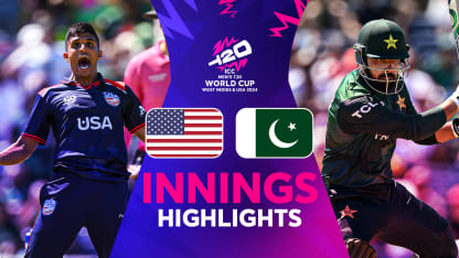 USA bowlers mount pressure on Pakistan | Innings Highlights | USA v PAK | T20WC