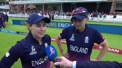 #WWC17 FINAL: Tammy Beaumont and Laura Marsh Interview