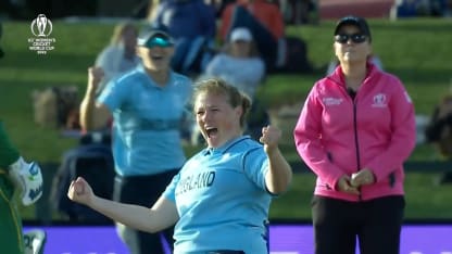 Nissan POTD: Anya Shrubsole's superb caught and bowled